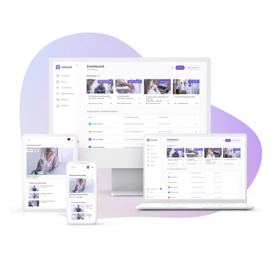 reteach Lernplattform responsiv auf Desktop, Laptop, Tablet und Smartphone nutzen