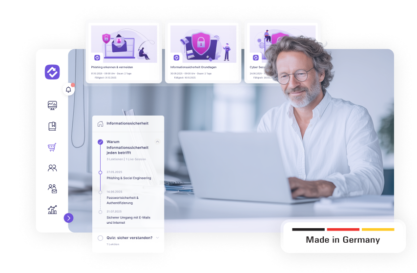 Informationssicherheit Schulungen mit reteach umsetzen